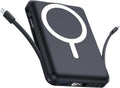 For Magsafe Power Bank, 10000Mah Magnetic Power Bank with USB-C Cable and PD 20W USB C Fast Charging LED Display, Wireless Portable Charger for Iphone 17/16/15/14/13/12/Pro/Pro Max