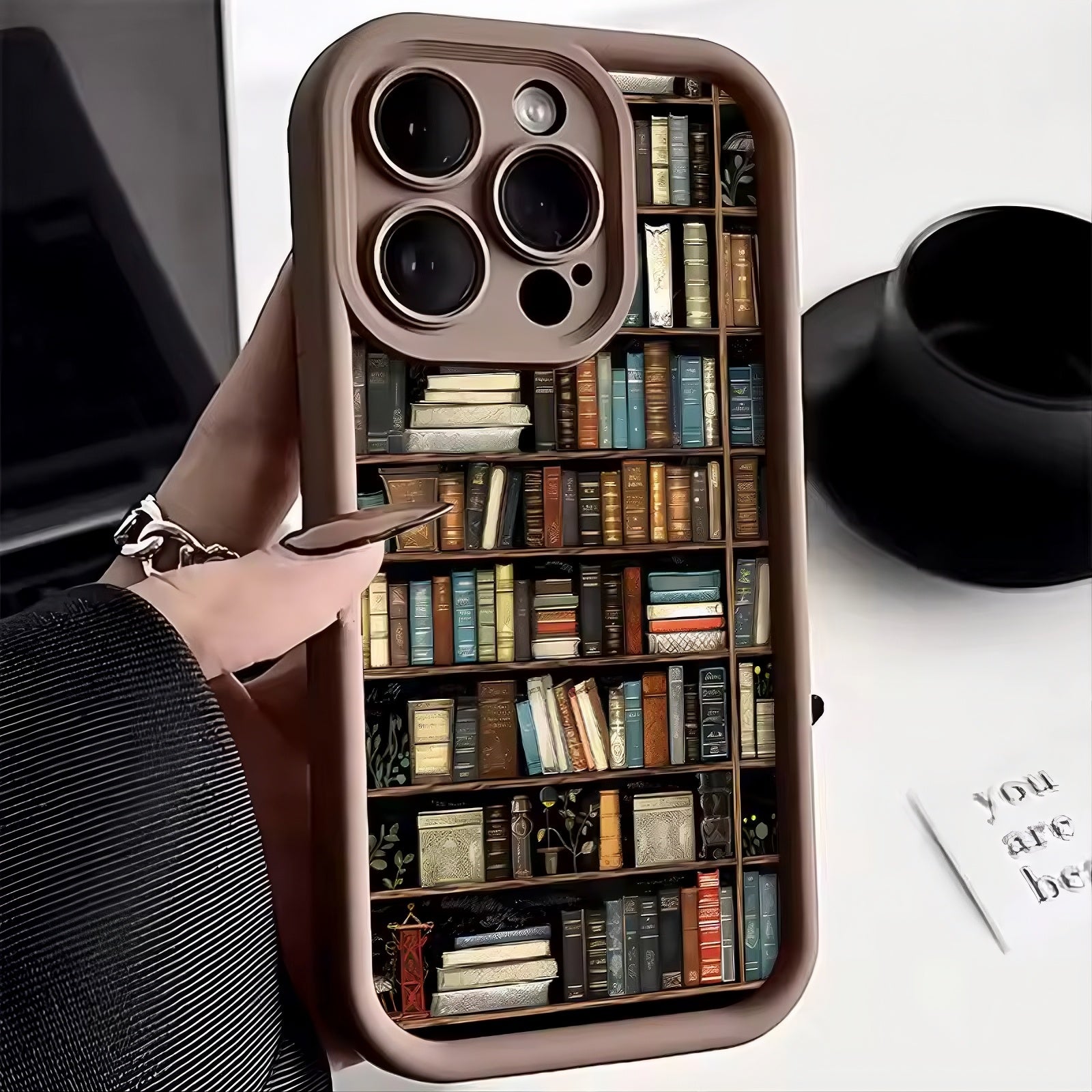 Book Shelf Silicone iPhone Case
