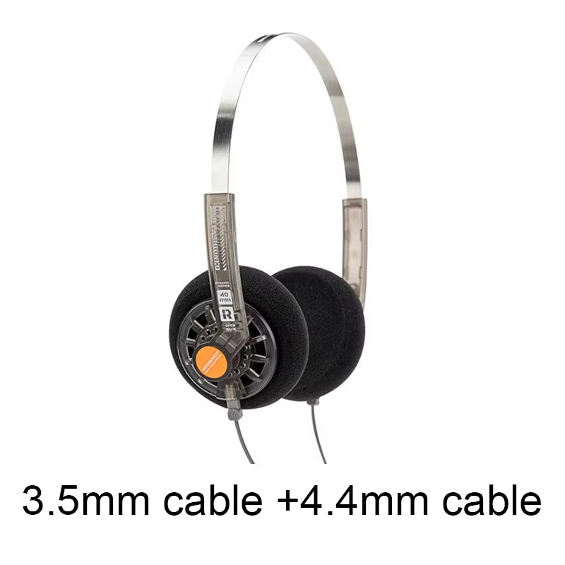 Old Fashioned On-Ear Headphone 0.78-2Pin 3.5Mm Three-Layer Rigid-Flex Composite Diaphragm Headset