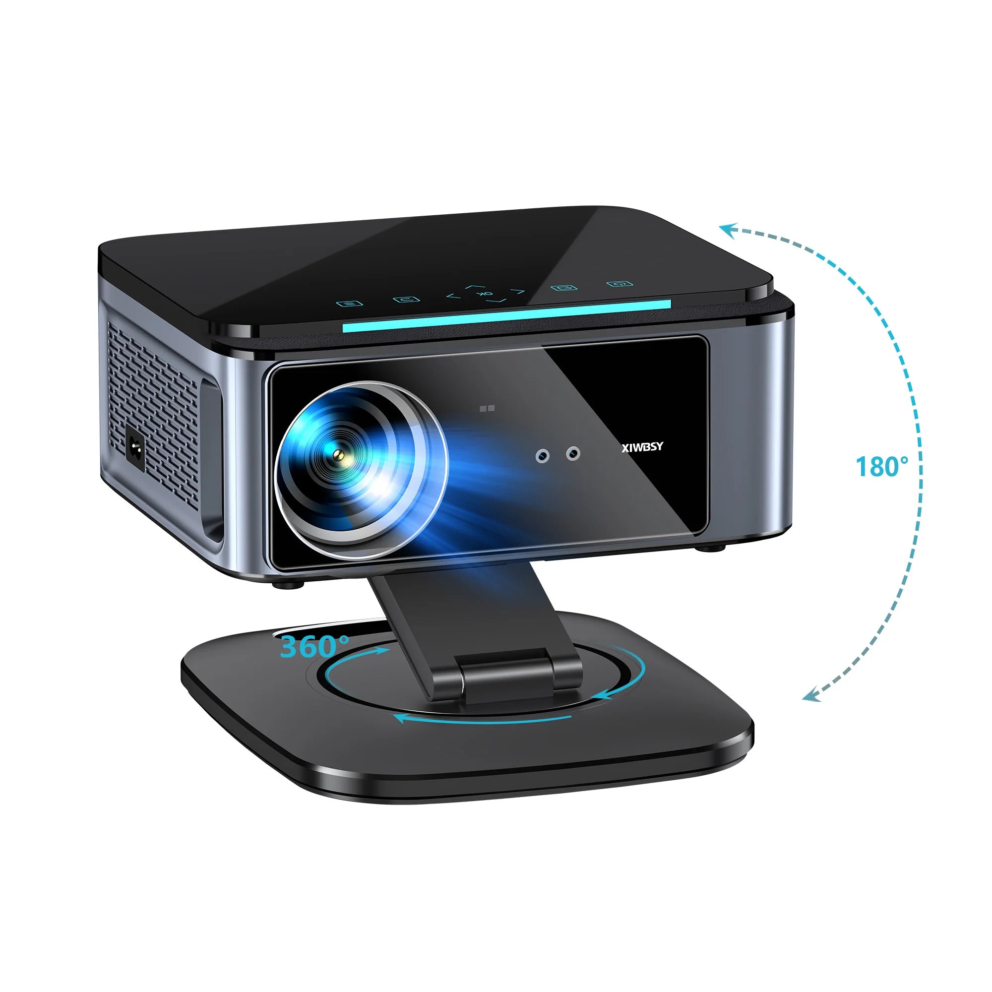 2025 Laser TOF Focus Projector 45000Lumens Moive Daylight Projector Portable 4K Android 12.0 LED Projector WIFI6/20MS