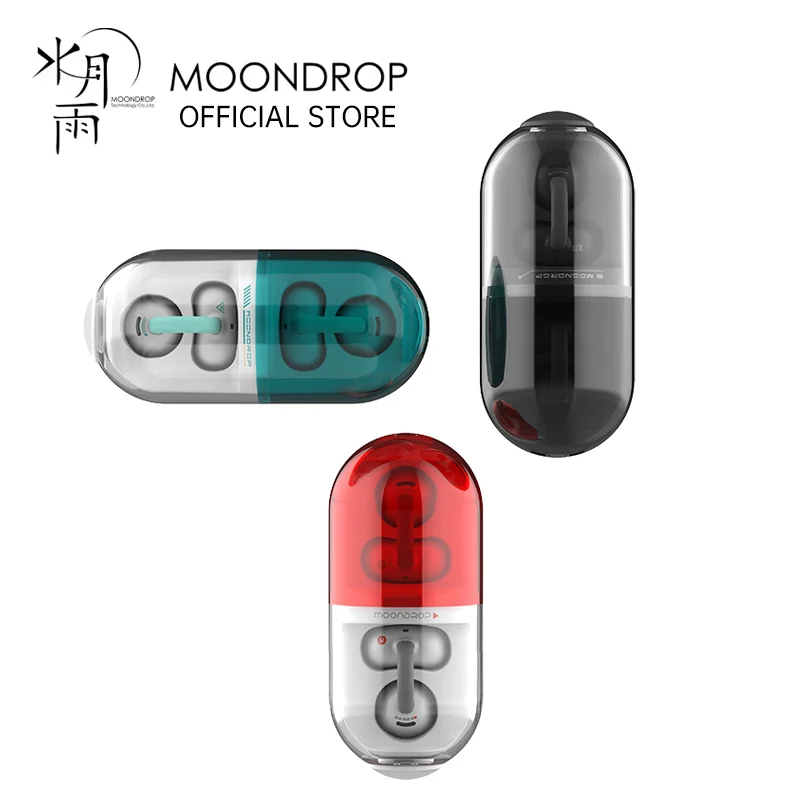 PILL OWS Open Ear Headphones Bluetooth 6.0 Hanging Earphones IPX4 Open Ear Clip Wireless Earbuds Built-In AI ENC Pill