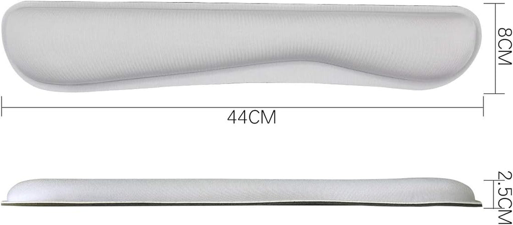 Ergonomic Keyboard Mouse Pad Wrist Rest Support Set for Laptop/Computer/Desktop,Memory Foam Hand Rest Wrist Cushion for Gaming/Office,Lightweight Comfortable & Pain Relief (Greyish White)