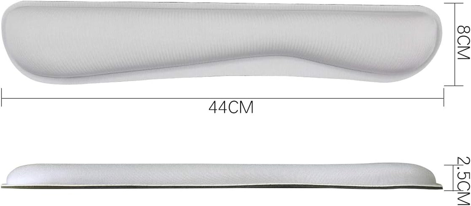 Ergonomic Keyboard Mouse Pad Wrist Rest Support Set for Laptop/Computer/Desktop,Memory Foam Hand Rest Wrist Cushion for Gaming/Office,Lightweight Comfortable & Pain Relief (Greyish White)